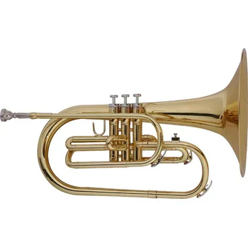 F Melafon Belltone BMS-102 | pochodový žesťový nástroj, lakovaný s pouzdrem F ladění.