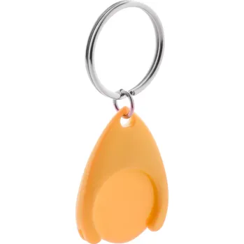 Nelly přívěšek na klíče se žetonem - oranžová - AP800375-03
