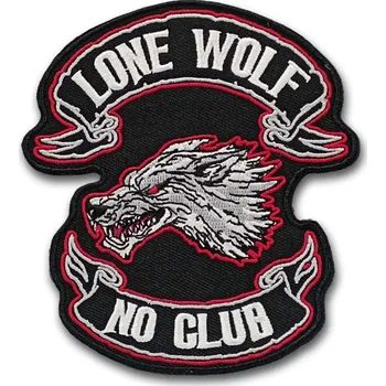 Nášivka Moto nášivka BS Lone Wolf Old 11 cm x 10 cm