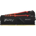 Kingston FURY Beast/DDR4/16GB/3200MHz/CL16/2x8GB/RGB/Black