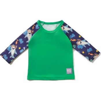 Kojenecké plavky BAMBINO MIO dětské tričko do vody s rukávem 6-12m Ocean