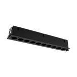 ACB Iluminacion Zapuštěné LED bodové svítidlo INVISIBLE, š. 280 mm, 24W, CRI90 Barva: Černá, Stmívání, řízení: TRIAC