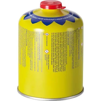 Turistický vařič Plynová kartuše MEVA 450g (Klasická šroubovací kartuše 450 gramů propan-butanu - adventure gas, se samotěsnícím ventilem - plně kompatibilní s vařiči v naší nabídce.)