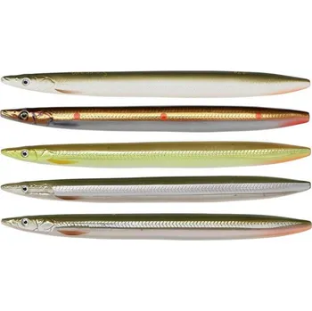 Nástraha Wobler Savage Gear 3D Line Thru Sandeel 13,5cm 23gr Matt White Tobis