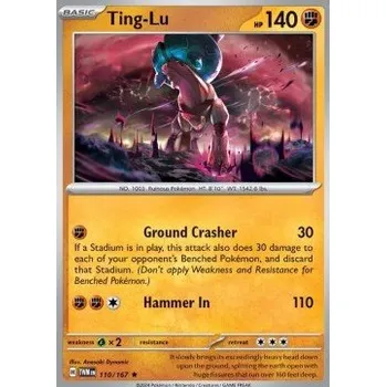 Sběratelská karetní hra Pokémon TWM 110/167 Ting-Lu - Twilight Masquerade Stav: Near Mint, Verze: HOLO