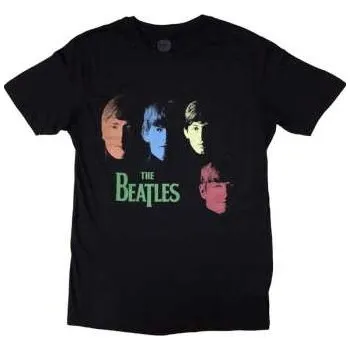 Pánské tričko Merch The Beatles: The Beatles Unisex T-shirt: Colour Faces (small) S