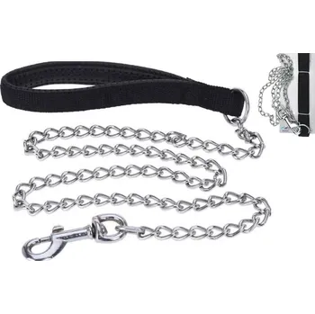 Vodítko pro psa Trixie Řetízkové vodítko černé M-L 1,00m/3mm