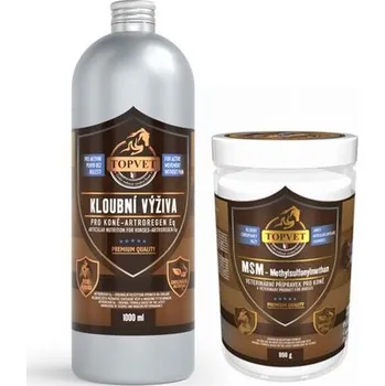 Topvet sada kloubní výživa Artroregen 1 l + MSM 800 g AKCE