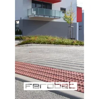 Zahradní obrubník FEROBET Obrubník silniční nájezdový 100 x 15 x 15 cm