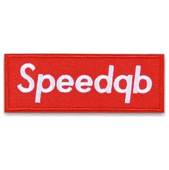 Nášivka SPEEDQB BOX LOGO NÁŠIVKA - ČERVENÁ