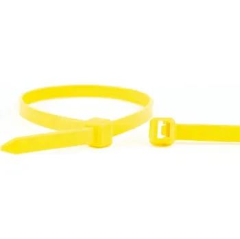 Organizace kabelů Stahovací pásky 140 x 3,6 mm (balení 100 ks) žluté