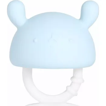 dudlíky Logopedické kousátko houba smyslová hračka modrá