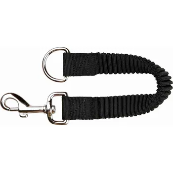 Pamlskovník Trixie Tlumič tahu, nylonové vodítko s gumou L-XL 35 cm/25 mm černé