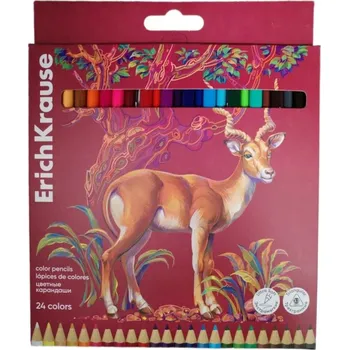 Kresba Erich Krause Pastelky trojhranné (24ks)