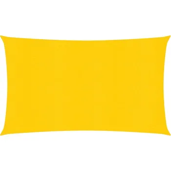 Stínicí technika vidaXL Stínicí plachta 160 g/m2 žlutá 3 x 6 m HDPE