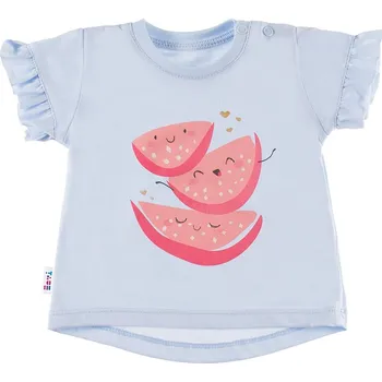 Dívčí tričko Eevi Dívčí tričko s krátkým rukávem SUN modré - 68