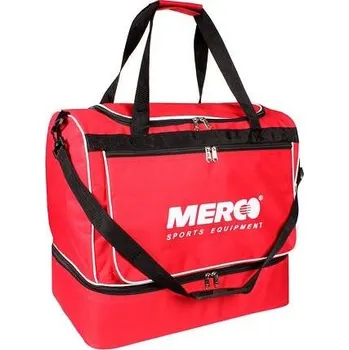 Sportovní taška Merco Fotbalová taška dvojité dno červená