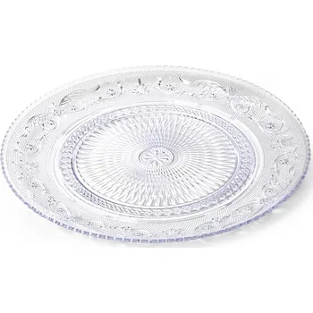 Podnos kulatý 31cm CRYSTAL transparentní, plast