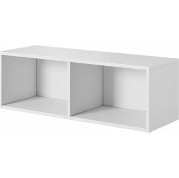 Obývací stěna Cama obývací sestava nábytku ROCO 16 (RO1+RO2+RO3+RO4) bílá/bílá/černá