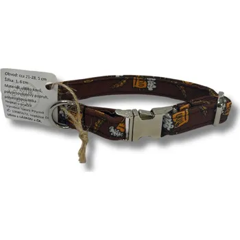 Obojek pro psa What the dog Obojek PIVO - XS - (š:1,6cm, o: 21-28cm)