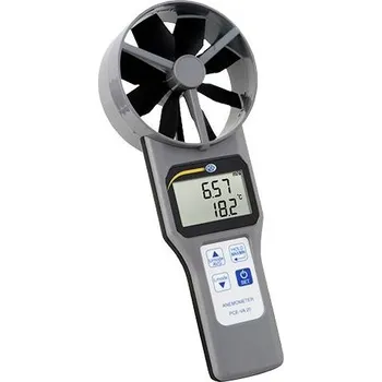 Anemometr PCE Instruments Anemometr, teploměr, vlhkoměr PCE-VA 20 | 0,2 - 30 m/s | 0 - 99.999 m3/min | -20 až +60 °C | 0 až 99,9 %RH