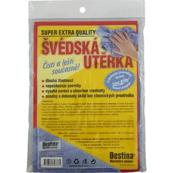 Utěrka Utěrka švédská, mikrovlákno 33 x 30 cm