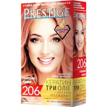 Barva na vlasy Vip's Prestige permanentní krémová barva na vlasy 206 růžová 115 ml