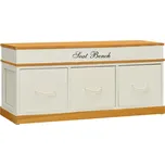 vidaXL Úložná lavice a botník do předsíně