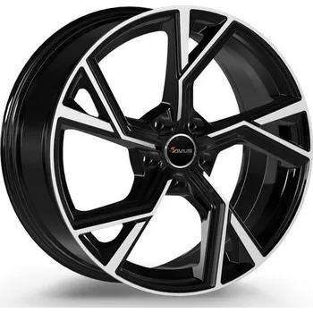 Alu kolo Alu kola AVUS RACING AF20 černé, leštěné čelo 8x18" 5x112 ET35 66,6