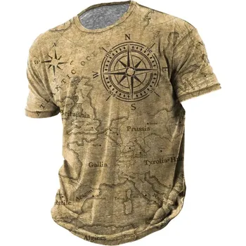 Pánské tričko Pánské tričko s námořnickými motivy Velikost: 4XL, Barva (Varianta): C01-apfm-0405809