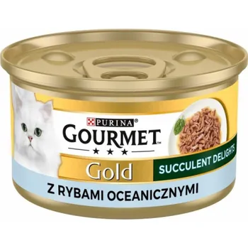 Krmivo pro kočku PURINA Gourmet Gold Succulent Delights Ocean fish - mokré krmivo pro kočky - 85g
