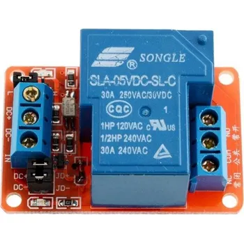 Síťový kabel Modul relé 1x, napájení 5V, kontakt 230V/30A