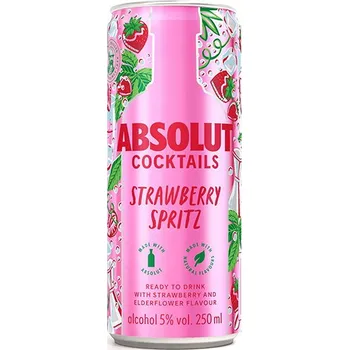 Míchaný nápoj Absolut Strawberry 250 ml