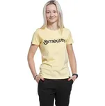 Meatfly dámské tričko Ladies MF Logo Light Yellow | Žlutá | Velikost XS | 100% bavlna