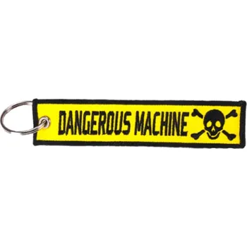 Carvin Přívěsek na klíče - výšivka Dangerous Machine