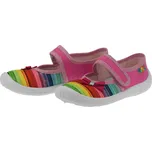 „Dětské bačkory Peon MI/001 IL – barevné proužky, pevný opatek | Botonožka.cz“ Velikost: 36