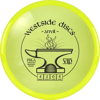 Disc golf Westside Discs ANVIL VIP Barva: Modrá - transparentní, Váha: 174 g