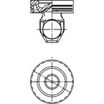 Píst, , KOLBENSCHMIDT, 41254600