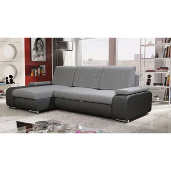 Sedací souprava Rohová sedací souprava MARIBOR, rozkládací s úložným prostorem, M195/I91