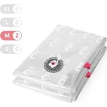 Vakuové pytle pro uskladnění textilu a peřin COMPACTOR BAG ASPISPACE 2PCS M UNI Transparentní, Bílá