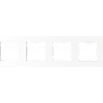 vypínač QAD1004W 4 rámeček bílá QUAD plast