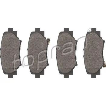 Brzdový systém Sada brzdových destiček, kotoučová brzda, , TOPRAN, 624 526
