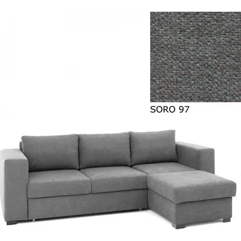 Sedací souprava Rohová sedací souprava AVA LUCY rozkládací s úložným prostorem, pravá, SORO 97