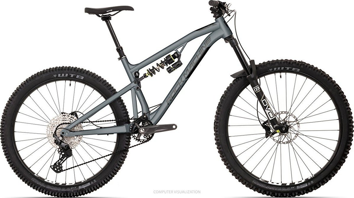 ROCK MACHINE Blizzard 50-297 Matte Grey/Black, vel. XL