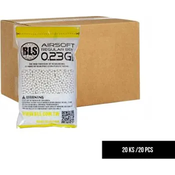 Airsoftová kulička Bedna BLS kuliček, 20 x 0,23g