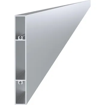 Příslušenství pro plot Hliníková plotová lamela 120x16 mm, tvar obdélník 3 m +/-5mm (AL-PV12-3)