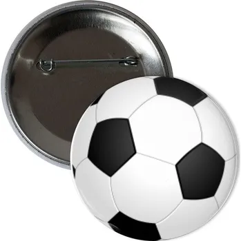 Odznáček s potiskem Placka fotbal