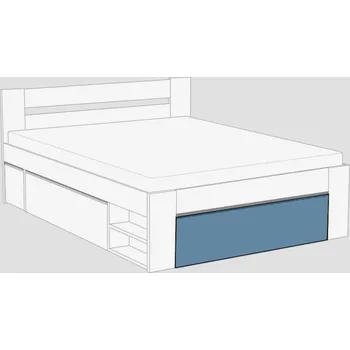 Postel Čelo k posteli REA KIRA 140x200, čílko 2, POW BLUE