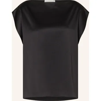 Juvia Dámský Halenkový Top Caroll Ze Saténu, černá, 34