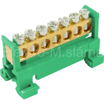 svorka svorka HEN 7 Nulovací a rozbočovací můstky Barva: Černá